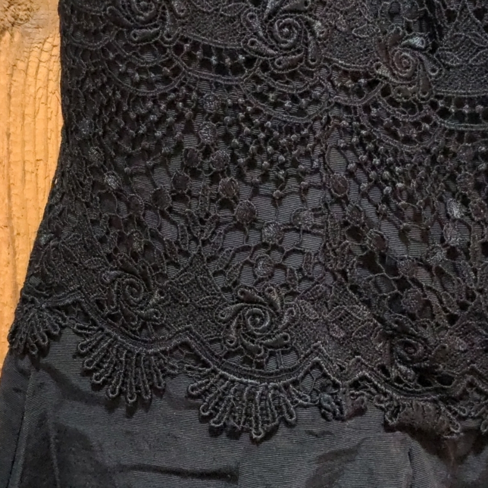 BHWM - Black Lace Pocket Dress - Picture 2 of 13